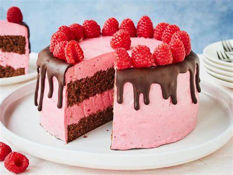 Himbeermousse-Torte Schritt-für-Schritt