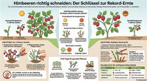 Himbeersorten: Unterschied zwischen Sommer- und Herbsthimbeeren