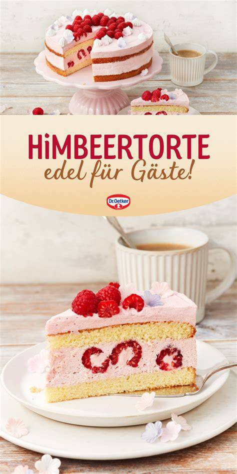 Himbeertorte Naked Cake und Torte mit Tortenguss im Vergleich