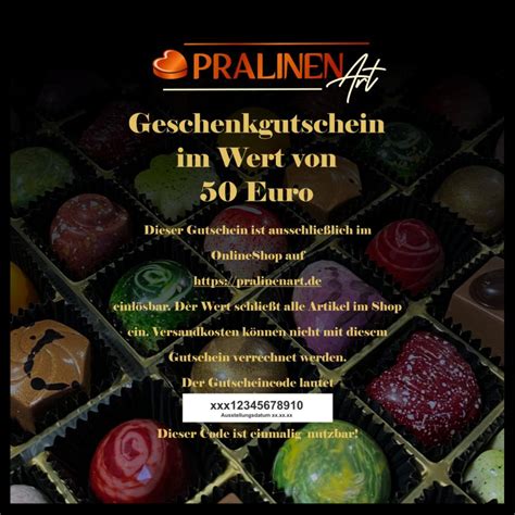 Hinweis: Frische und Haltbarkeit von Pralinen und Schokolade