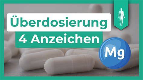 Hinweisgrafik: Dosierung, Verträglichkeit, mögliche Symptome bei Überdosierung