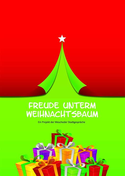 Historiesche Darstellung: Kinder pflücken Naschwerk vom Weihnachtsbaum