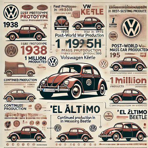 Historische Abbildung des Volkswagen Käfers und Transporters