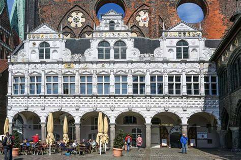Historische Altstadt Lübeck und Hallenstandorte des Marzipantorten-Turniers
