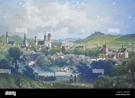 Historische Ansicht Castrop-Rauxel im 19. Jahrhundert