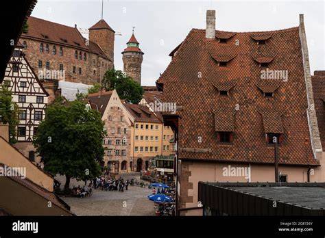 Historische Ansicht der Nürnberger Altstadt mit Reichsstraße