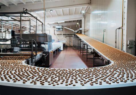 Historische Ansicht der Suchard Schokoladenfabrik in Serrières