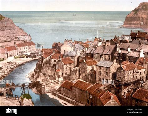 Historische Ansicht von Yorkshire, England