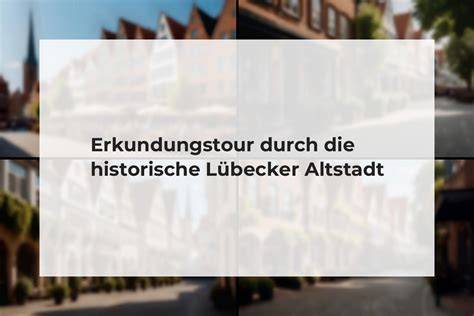 Historische Aufnahme der Lübecker Altstadt und Marzipanfabrik
