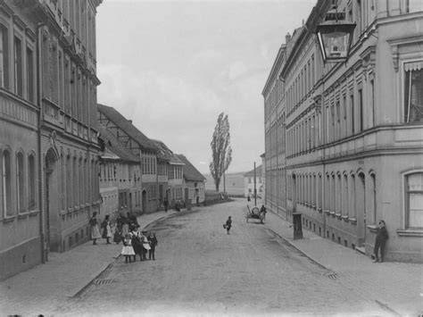 Historische Aufnahme der Szentkirályi Straße und der ersten Stühmer-Fabrik
