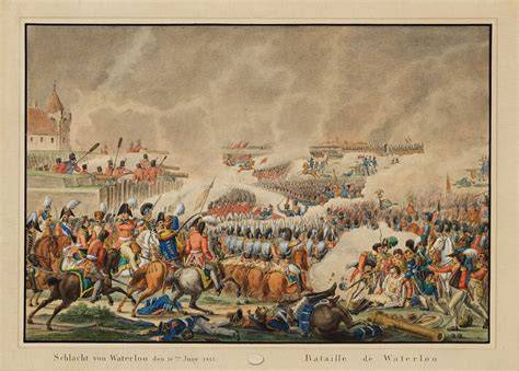 Historische Darstellung: Napoleon und die Aachener Bäcker