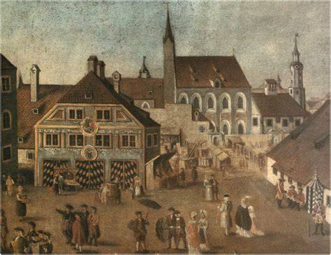 Historische Darstellung des Nürnberger Lebkuchenhandels