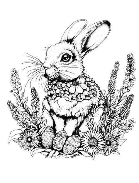 Historische Darstellung von Osterhase und Ostereiern