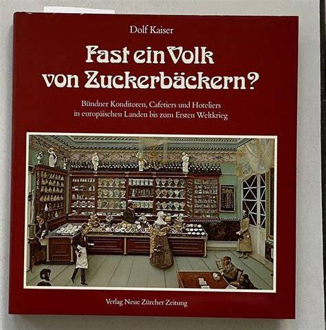 Historische Darstellung von Zuckerbäckern und Torten