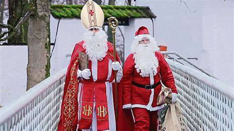 Historische Darstellungen: Nikolaus versus Weihnachtsmann