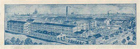 Historische Firmenansicht der P.F. Feldhaus Dampf-Chocoladenfabrik