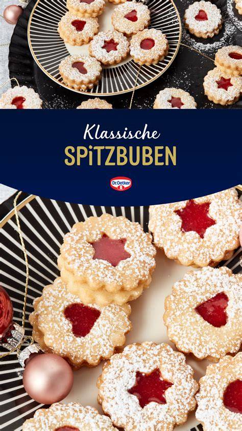 Historische Illustration: Herkunft der Spitzbuben und nostalgischer Plätzchenteller