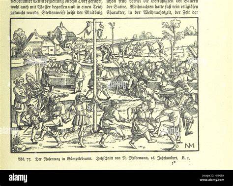 Historische Illustration zur Bienenstich-Legende