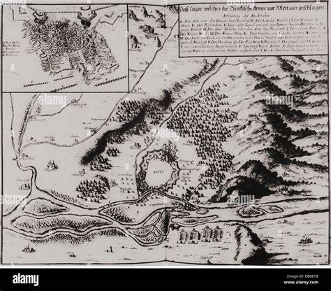 Historische Karte: Belagerung von Wien 1683
