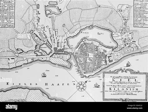 Historische Karte: Karriereweg Geisenheim - Kiel - Hamburg