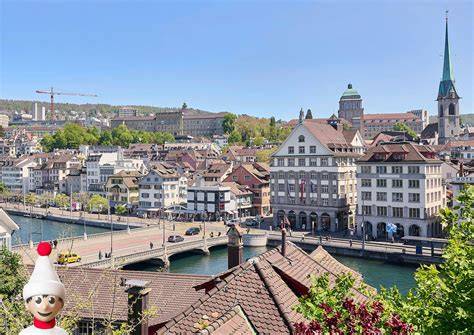 Historische Karte: Zürich, Bern und Kilchberg als Knotenpunkte der Lindt & Sprüngli Geschichte