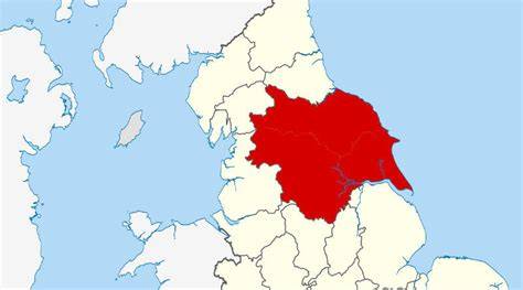 Historische Karte der Grafschaft Yorkshire