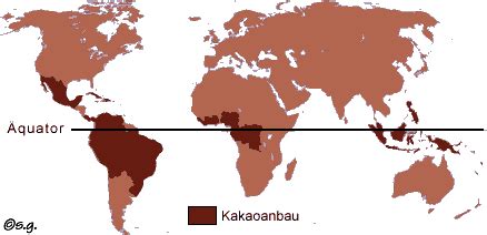 Historische Karte der Kakao-Verbreitung von Südamerika nach Europa