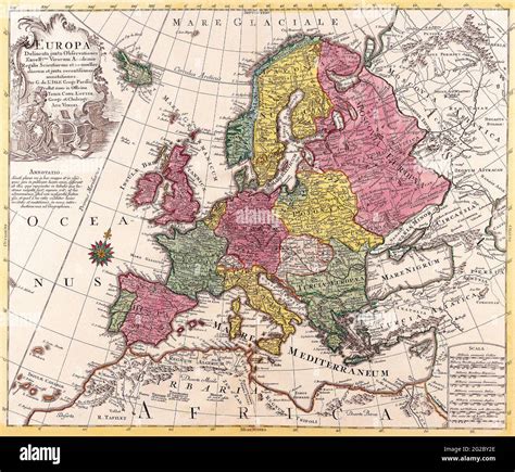 Historische Karte der Marzipan-Verbreitung in Europa