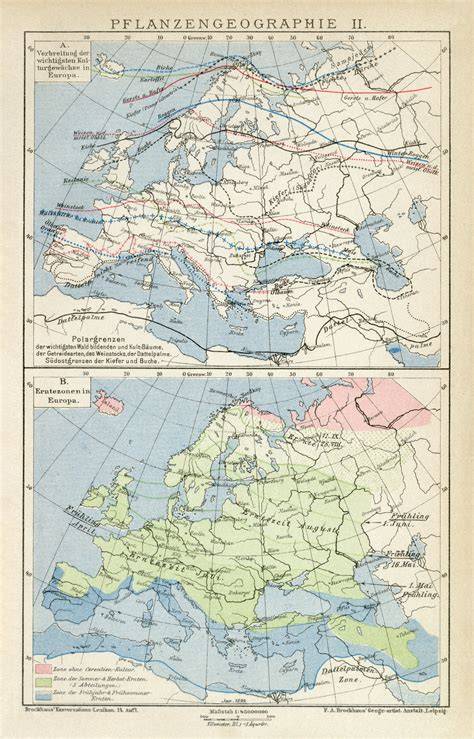 Historische Karte der Strudel-verbreitung in Europa