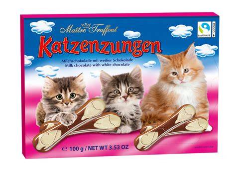 Historische Katzenzungen und DDR-Schokoladenmarken