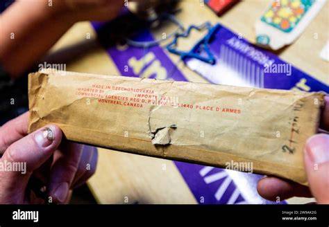 Historische Keksrollen und alte Verpackungen von Marie-Keksen