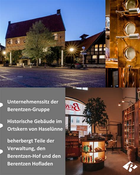 Historische Kornbrennerei in Haselünne und Produktwelt von Berentzen