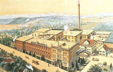 Historische Lindt Schokoladenfabrik und Rodolphe Lindt