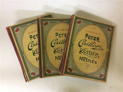 Historische Schokoladenmarken von Nestlé, Cailler, Peter und Kohler
