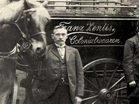 Historische Schwarzweiß-Fotografie Zentis Filiale Aachen 1893