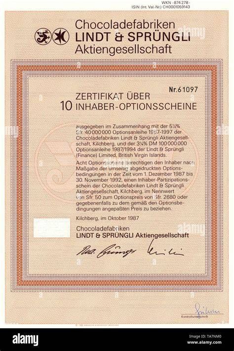 Historische Timeline Lindt & Sprüngli