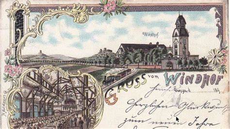 Historische Verkaufsverpackung und alte Firmenschriftzüge
