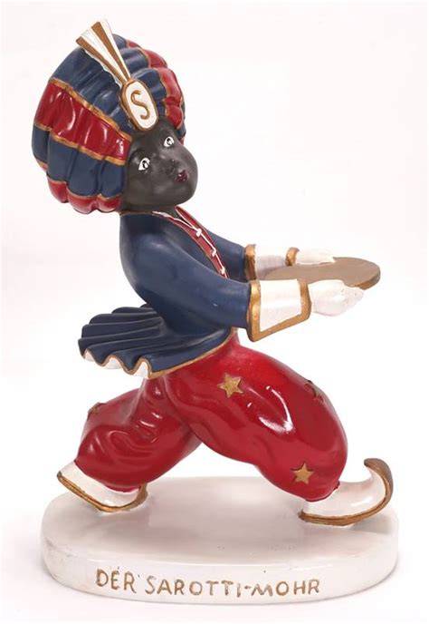 Historische Werbemarke: Sarotti-Figur