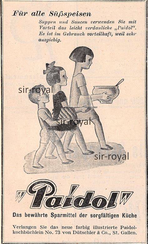 Historische Werbung für Schokoküsse