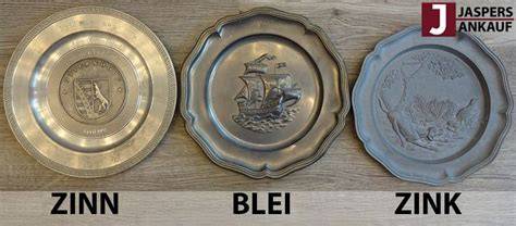 Historische Zuckerhasen-Modelle aus Aluminium und Zinn