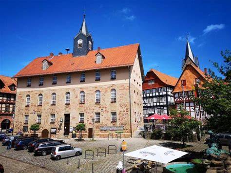 Historischer Marktplatz Salzwedel mit Baumkuchenbäckerei