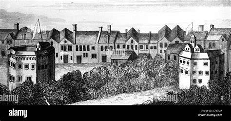 Historischer Schokoladenladen in London, 17. Jahrhundert