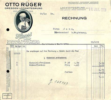 Historisches Bild von Otto Rüger und seiner Fabrik in Lockwitzgrund
