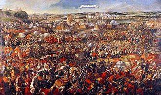 Historisches Gemälde der Verteidigung Wiens 1683 durch die Bäcker