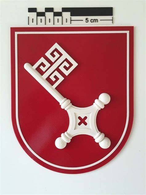 Historisches Hachez-Logo mit Bremer Schlüssel