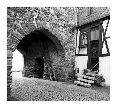 Historisches Mühlhäuser Stadttor auf Glas