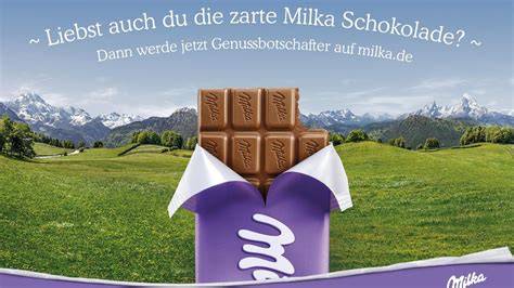 Historisches Milka Plakat mit Alpenkuh