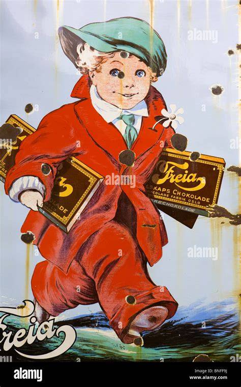 Historisches Werbeplakat der JOWA Schokolade