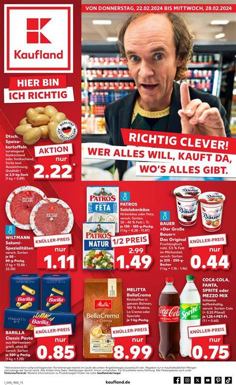 Historisches Werbeplakat von Kaufland