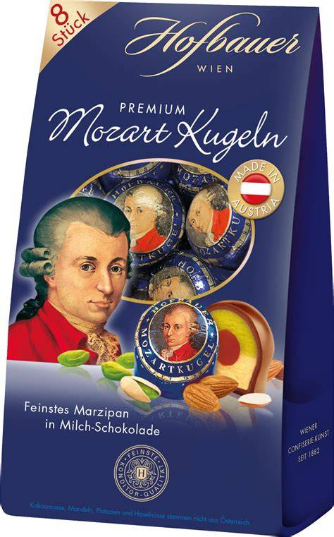 Hofbauer Mozartkugel Verpackung und Produktdesign